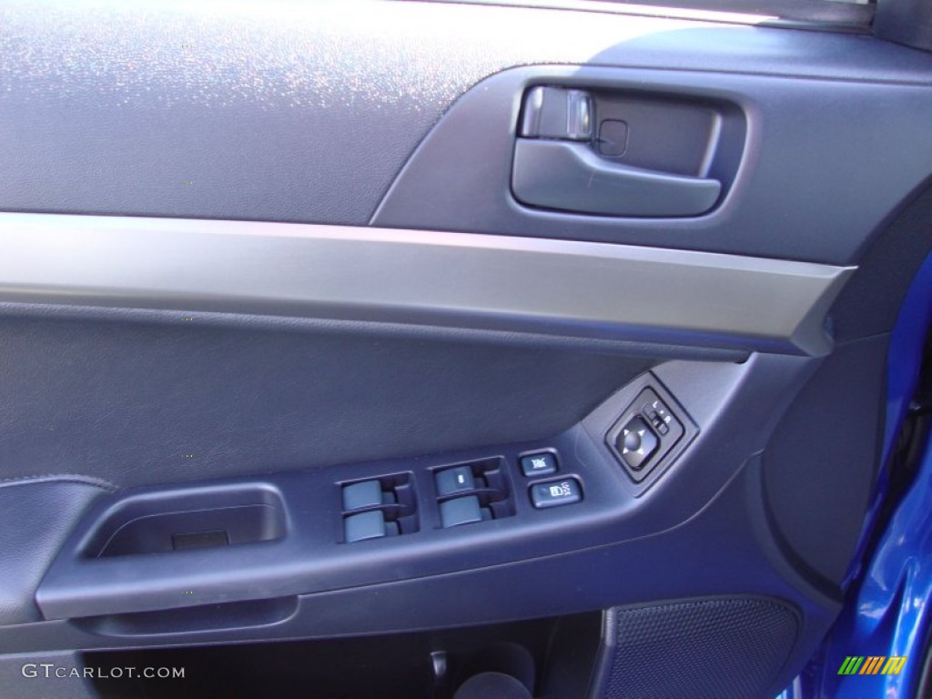 2012 Mitsubishi Lancer SE AWD Black Door Panel Photo #86769987