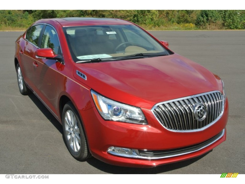 Crystal Red Tintcoat 2014 Buick LaCrosse Leather Exterior Photo #86770434