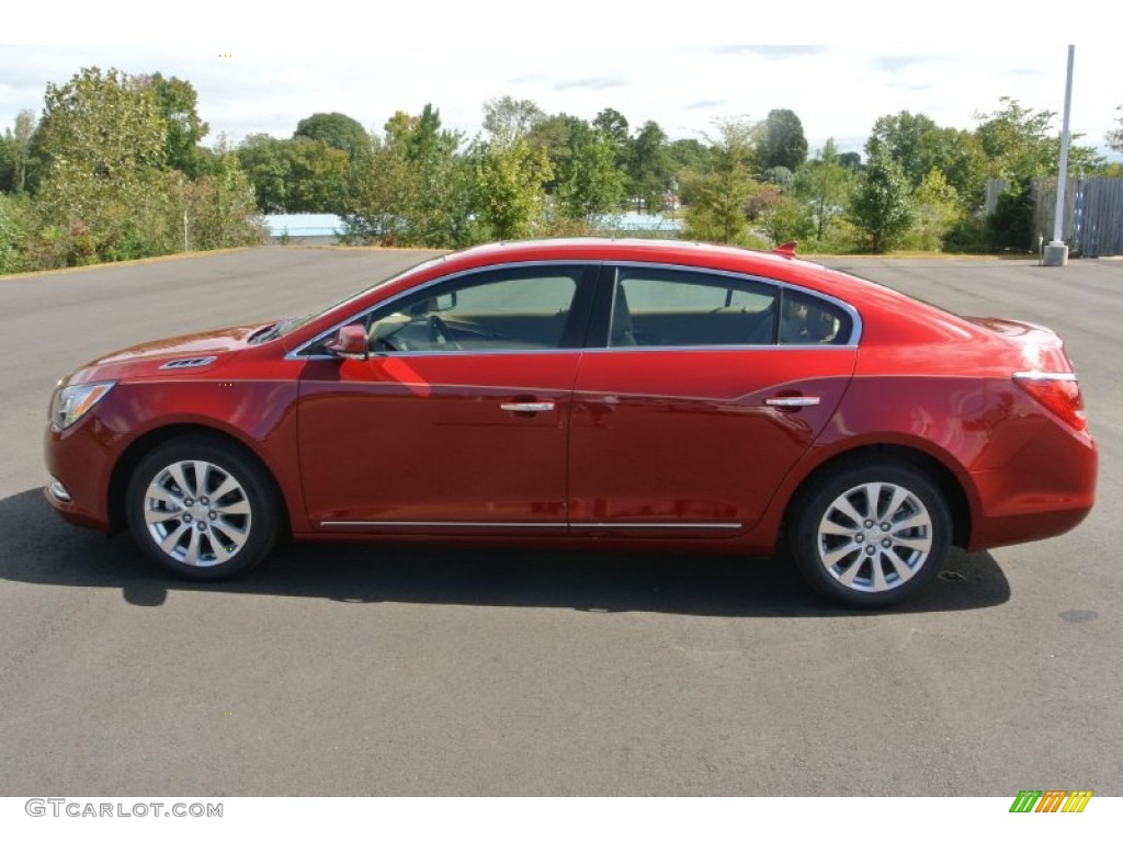 Crystal Red Tintcoat 2014 Buick LaCrosse Leather Exterior Photo #86770467