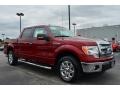 2013 Ruby Red Metallic Ford F150 XLT SuperCrew  photo #1