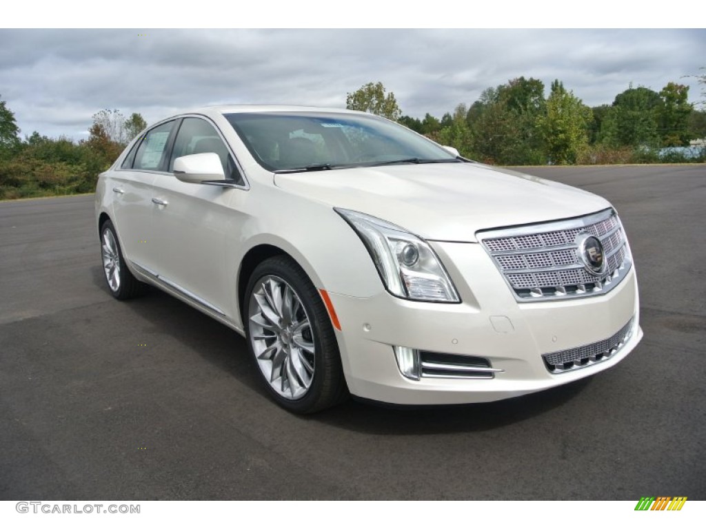 White Diamond Tricoat 2014 Cadillac XTS Platinum FWD Exterior Photo #86770844