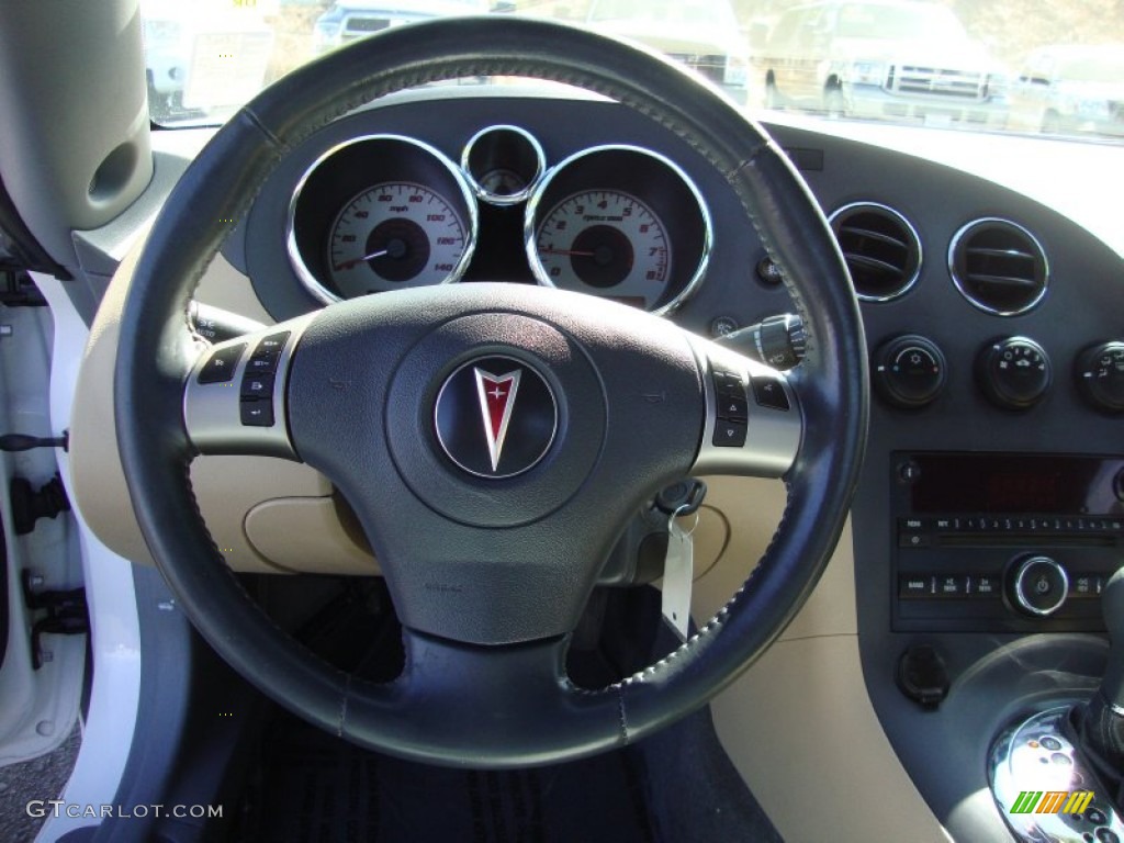 2007 Solstice Roadster - Pure White / Steel/Sand photo #13