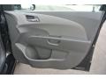 Dark Pewter/Dark Titanium 2014 Chevrolet Sonic LTZ Sedan Door Panel