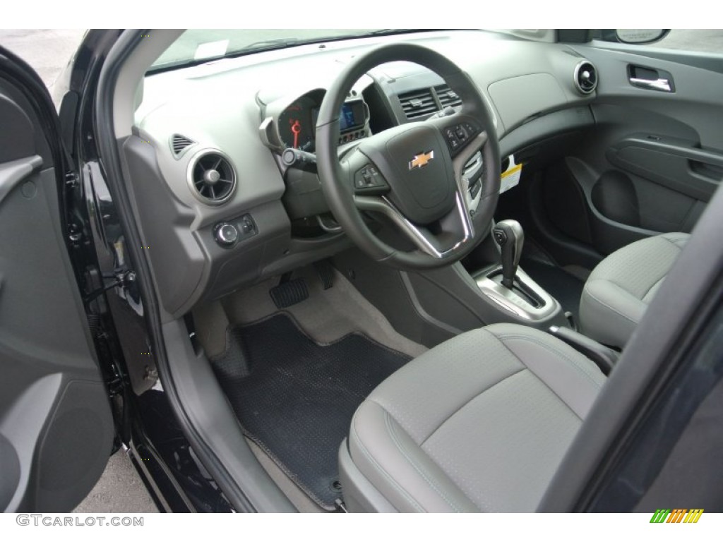 Dark Pewter/Dark Titanium Interior 2014 Chevrolet Sonic LTZ Sedan Photo #86771628