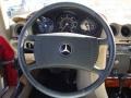 1977 Mercedes-Benz SL Class Parchment Interior Steering Wheel Photo