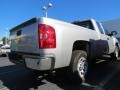 2011 Sheer Silver Metallic Chevrolet Silverado 1500 Extended Cab  photo #3