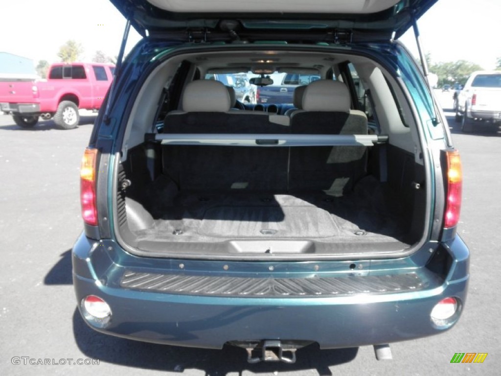 2005 Envoy SLT 4x4 - Emerald Jewel Green Metallic / Light Tan/Ebony photo #28