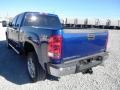 2014 Heritage Blue Metallic GMC Sierra 2500HD SLT Crew Cab 4x4  photo #25