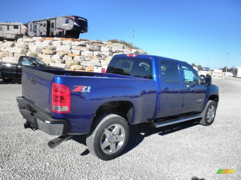 Heritage Blue Metallic 2014 GMC Sierra 2500HD SLT Crew Cab 4x4 Exterior Photo #86775621