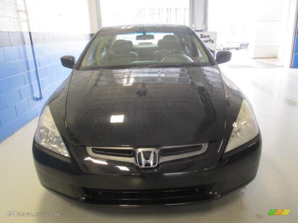 2004 Accord EX-L Sedan - Nighthawk Black Pearl / Ivory photo #6