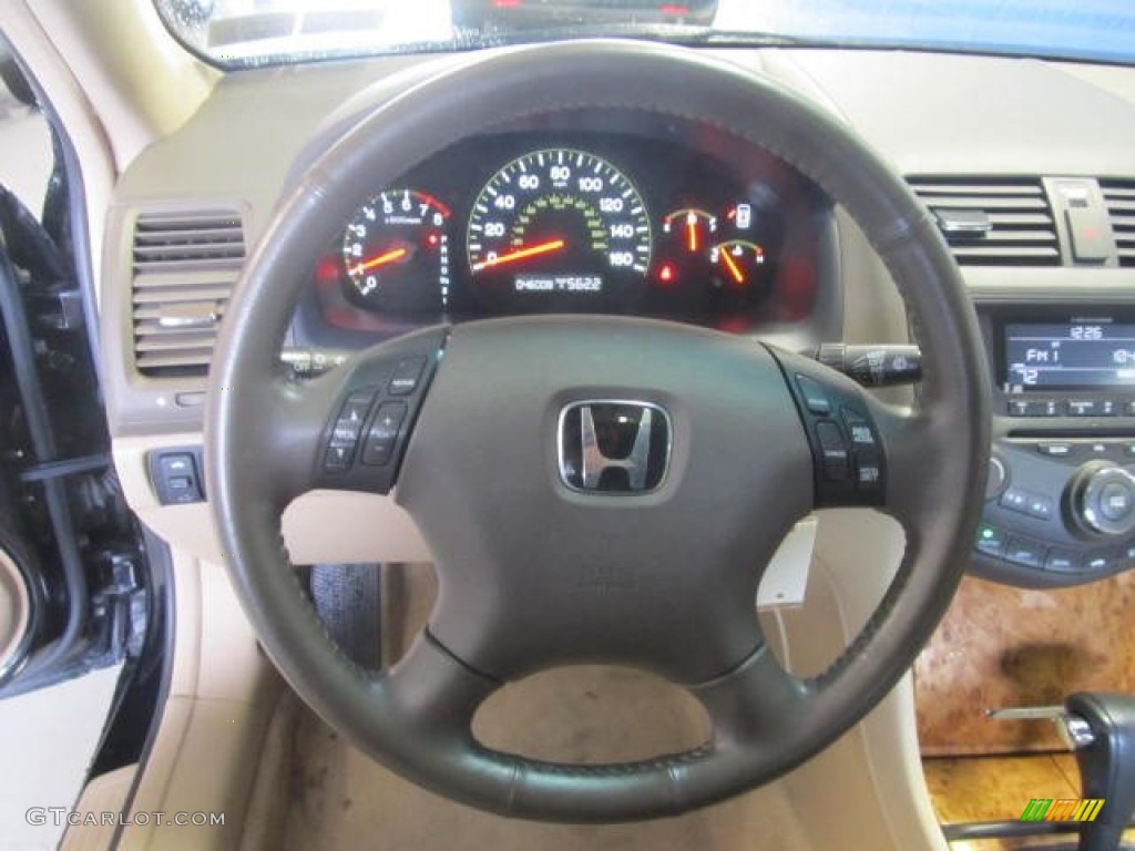 2004 Accord EX-L Sedan - Nighthawk Black Pearl / Ivory photo #11