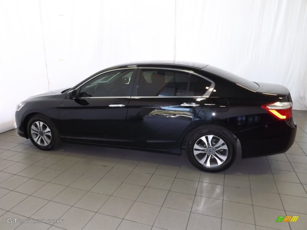 2013 Accord LX Sedan - Crystal Black Pearl / Black photo #10