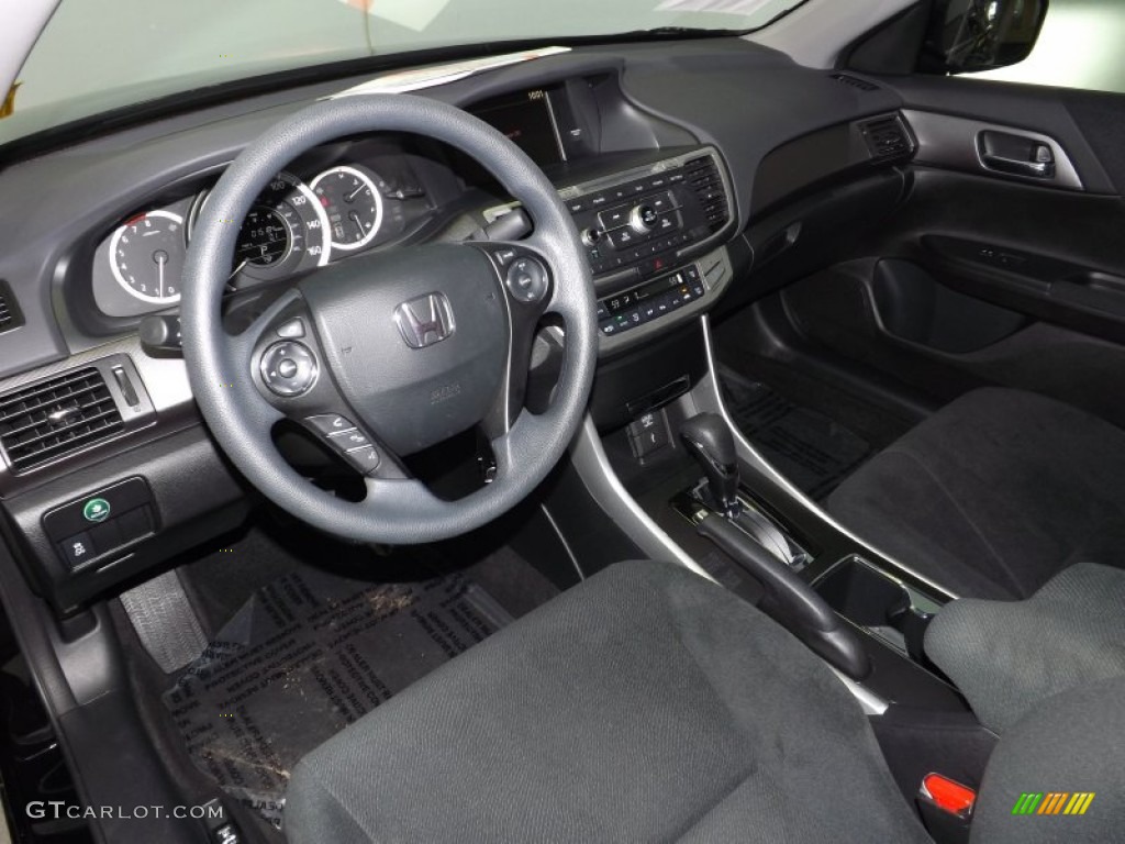 2013 Accord LX Sedan - Crystal Black Pearl / Black photo #13