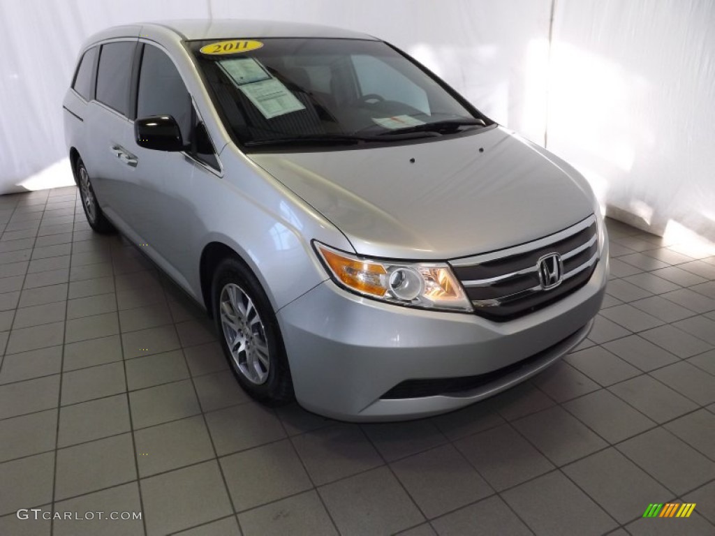 Alabaster Silver Metallic 2011 Honda Odyssey EX Exterior Photo #86777909