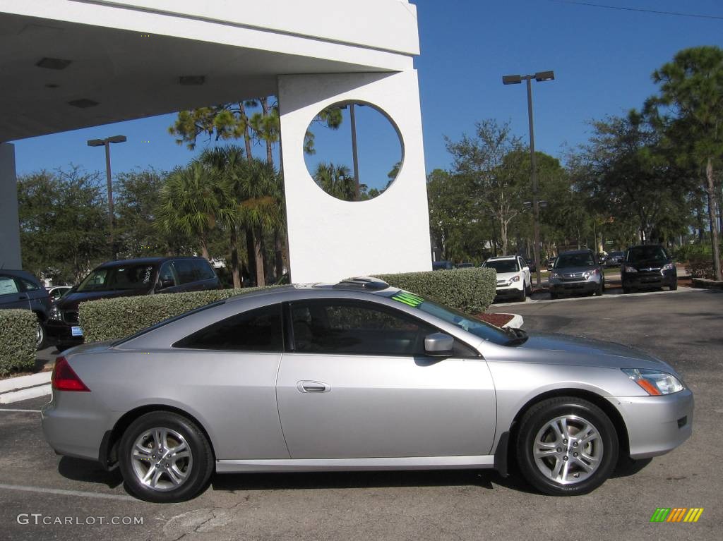 2006 Accord EX Coupe - Alabaster Silver Metallic / Gray photo #2
