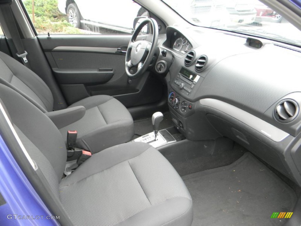 2009 Aveo LT Sedan - Bright Blue / Charcoal photo #9