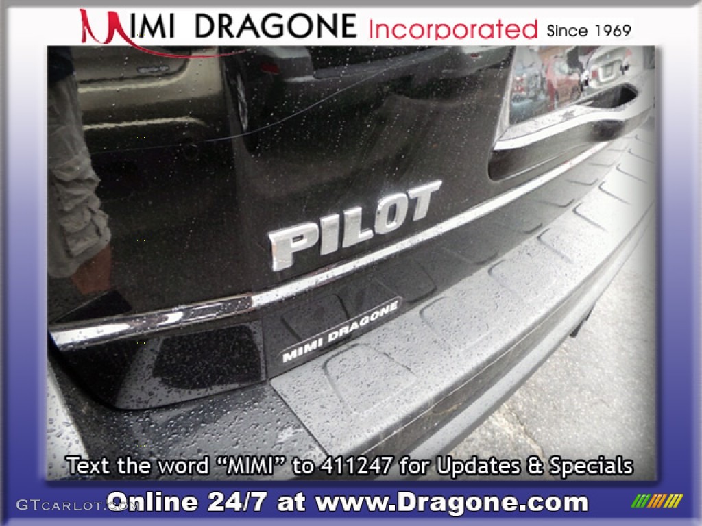 2010 Pilot EX-L 4WD - Crystal Black Pearl / Black photo #11