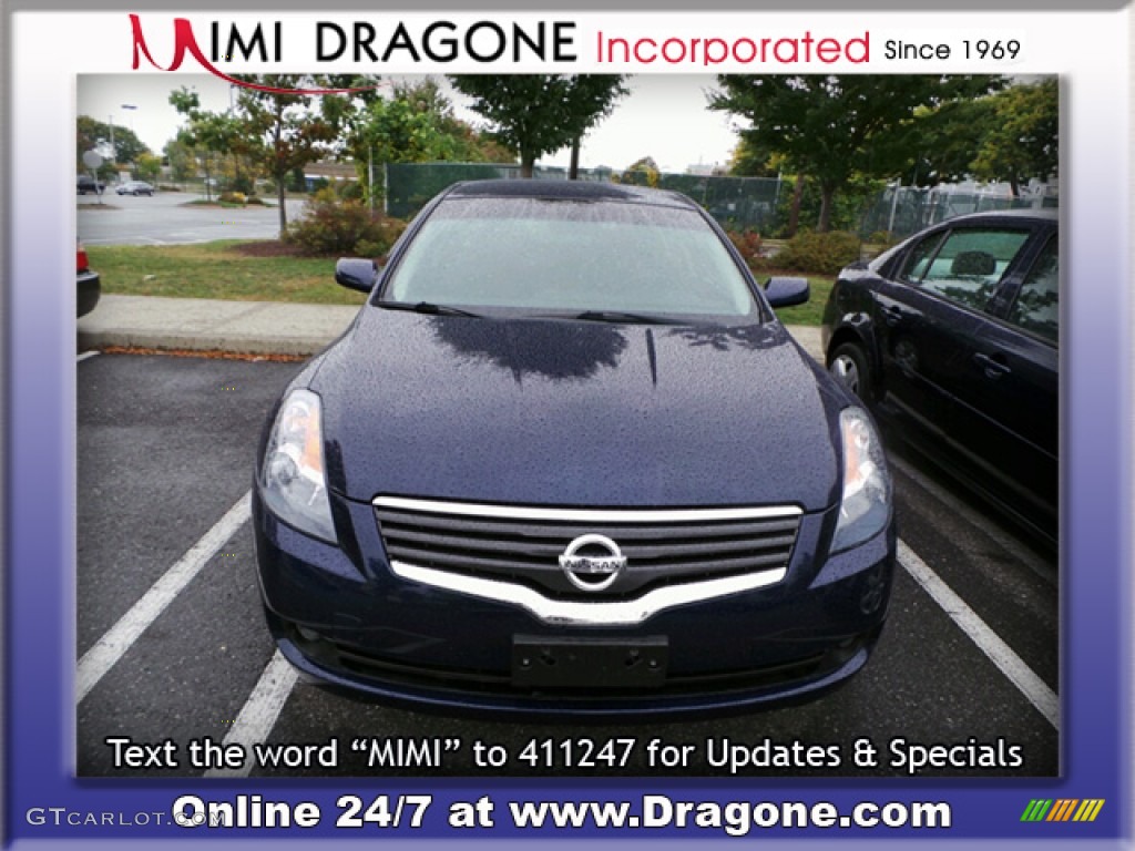 2009 Altima 2.5 S - Navy Blue Metallic / Charcoal photo #5