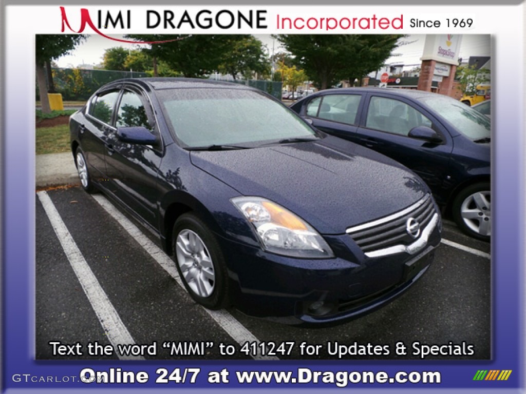 2009 Altima 2.5 S - Navy Blue Metallic / Charcoal photo #6