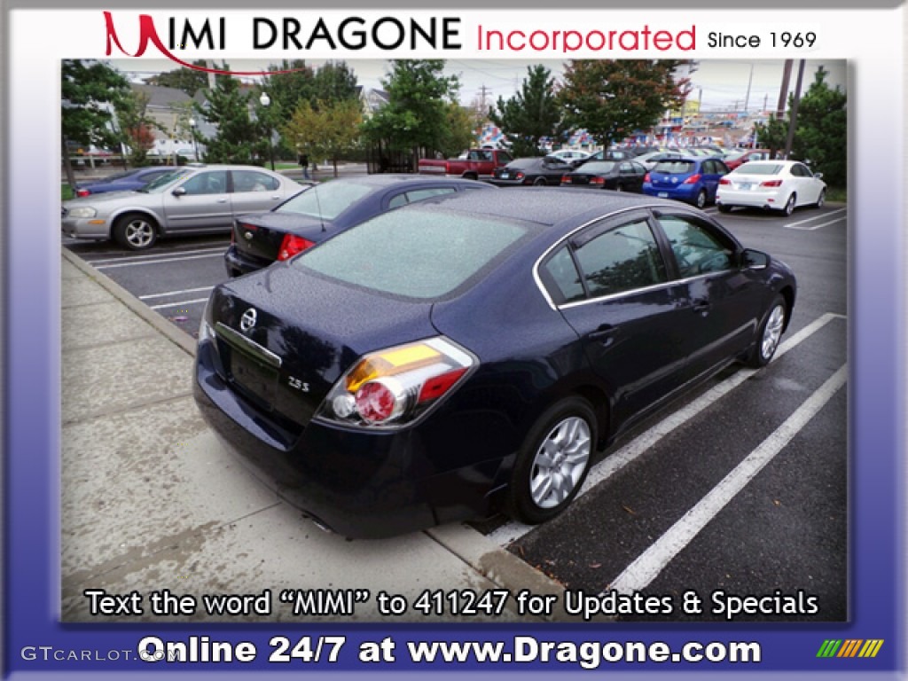 2009 Altima 2.5 S - Navy Blue Metallic / Charcoal photo #8