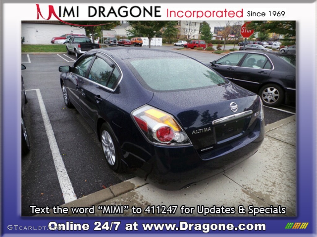 2009 Altima 2.5 S - Navy Blue Metallic / Charcoal photo #10