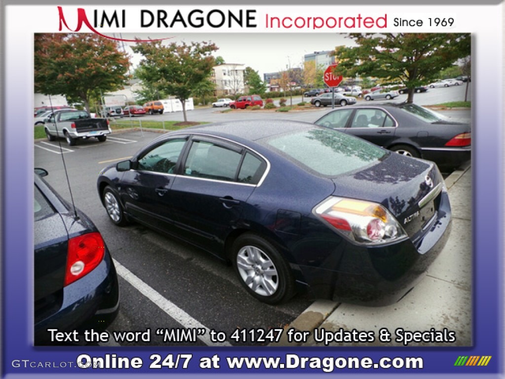 2009 Altima 2.5 S - Navy Blue Metallic / Charcoal photo #11