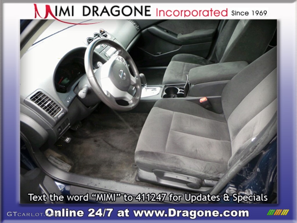 2009 Altima 2.5 S - Navy Blue Metallic / Charcoal photo #17