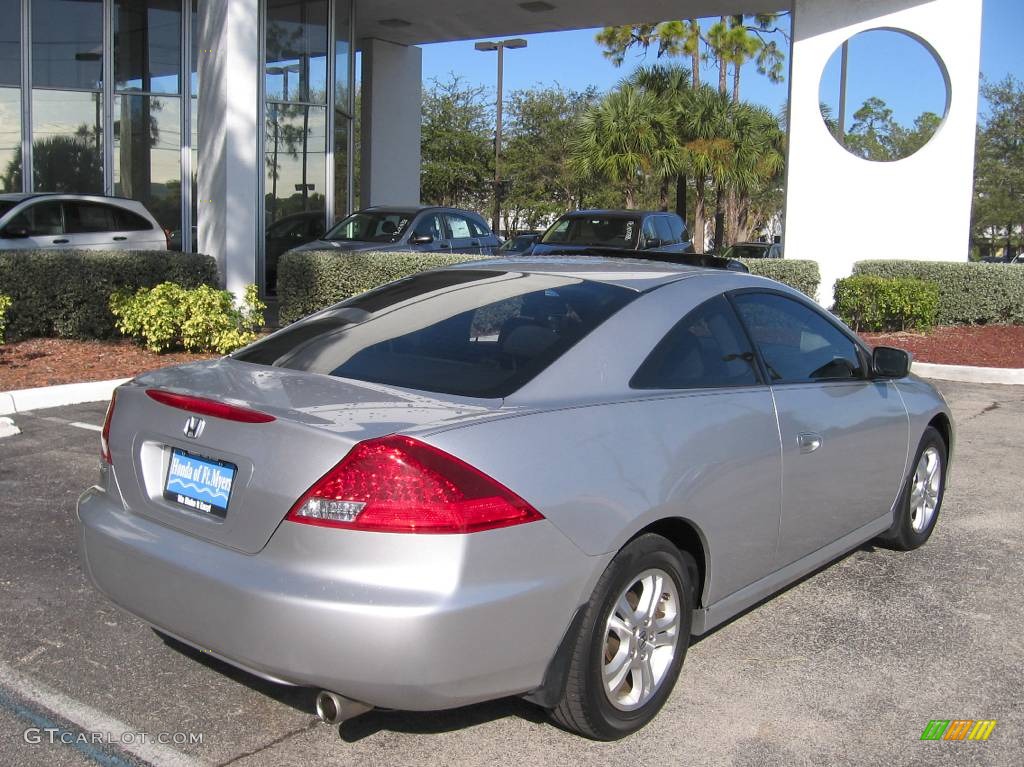 2006 Accord EX Coupe - Alabaster Silver Metallic / Gray photo #3