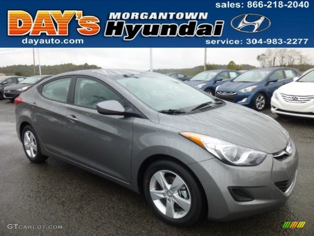 2013 Elantra GLS - Harbor Gray Metallic / Gray photo #1