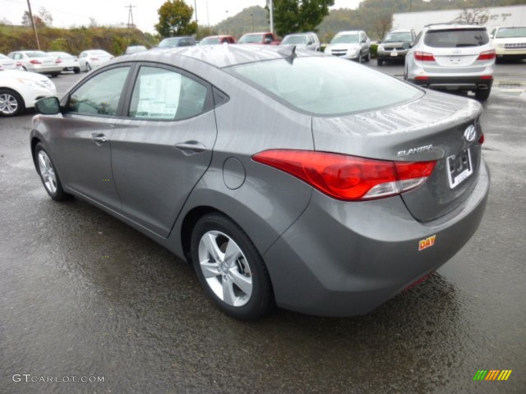 2013 Elantra GLS - Harbor Gray Metallic / Gray photo #5