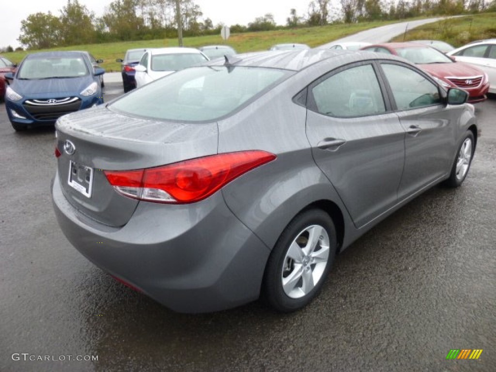 2013 Elantra GLS - Harbor Gray Metallic / Gray photo #7