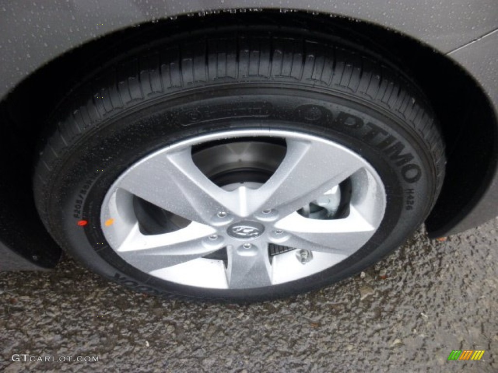 2013 Elantra GLS - Harbor Gray Metallic / Gray photo #9