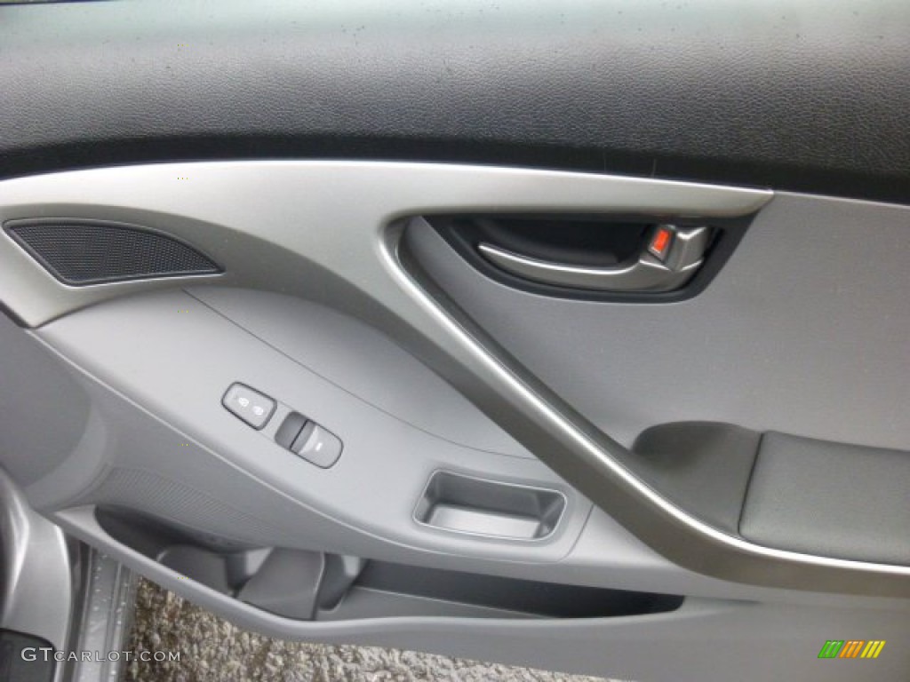 2013 Elantra GLS - Harbor Gray Metallic / Gray photo #11