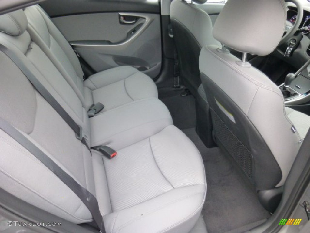 2013 Elantra GLS - Harbor Gray Metallic / Gray photo #12