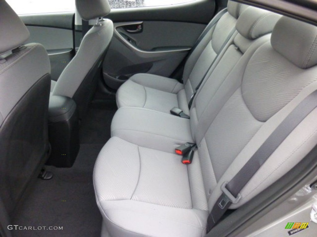 2013 Elantra GLS - Harbor Gray Metallic / Gray photo #13