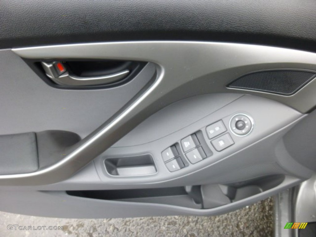 2013 Elantra GLS - Harbor Gray Metallic / Gray photo #17