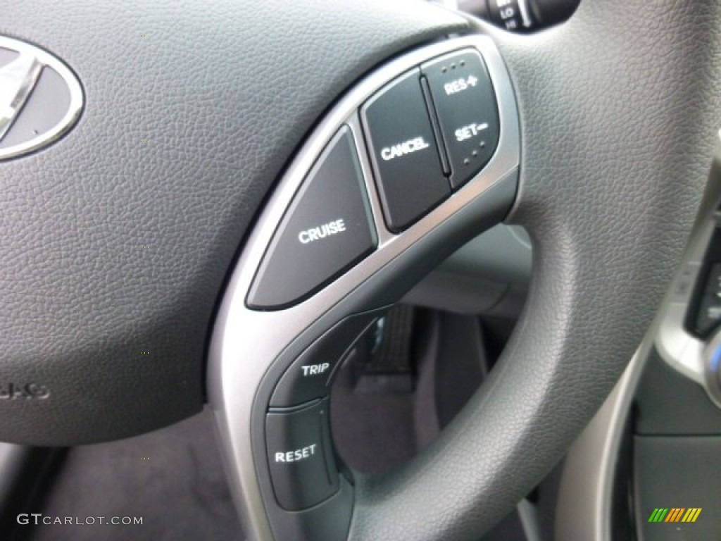 2013 Elantra GLS - Harbor Gray Metallic / Gray photo #18