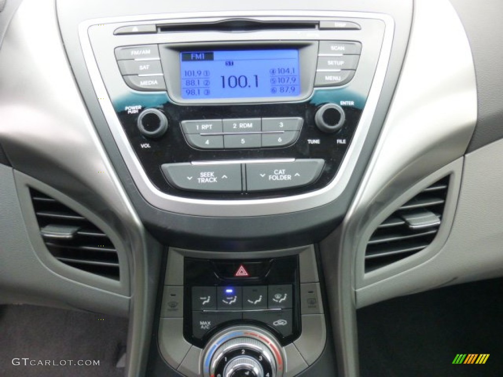 2013 Elantra GLS - Harbor Gray Metallic / Gray photo #19