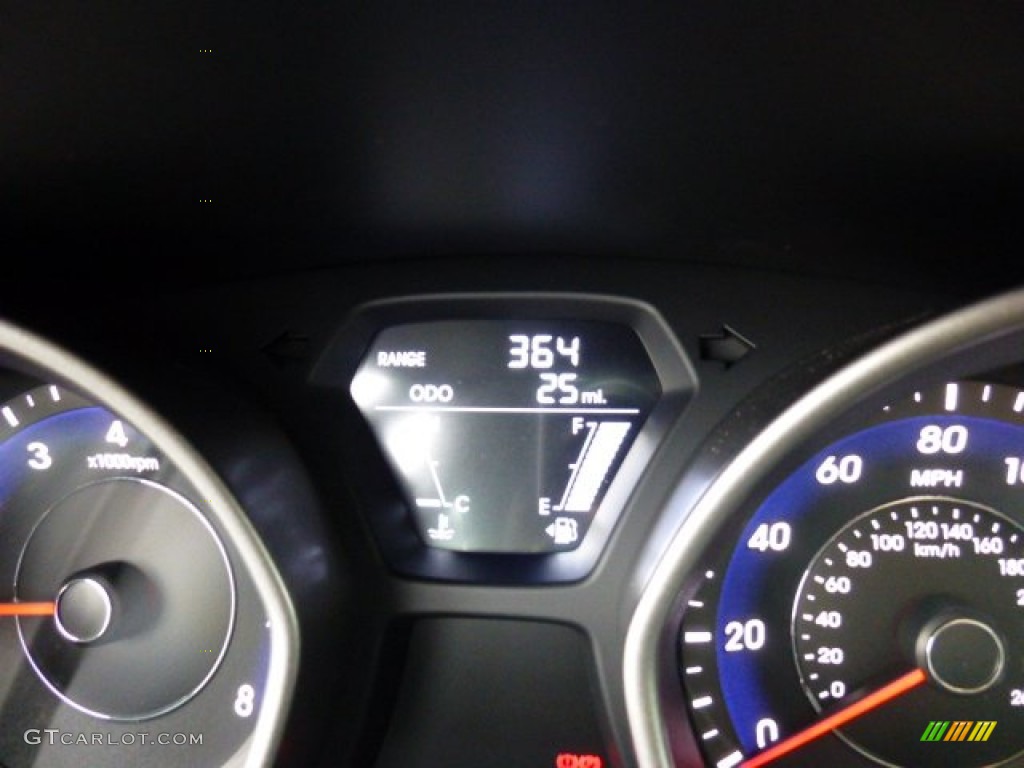 2013 Elantra GLS - Harbor Gray Metallic / Gray photo #20