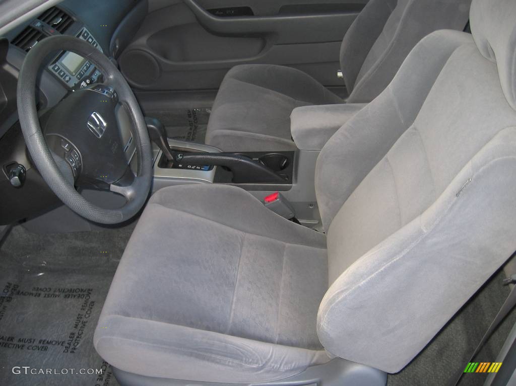 2006 Accord EX Coupe - Alabaster Silver Metallic / Gray photo #9