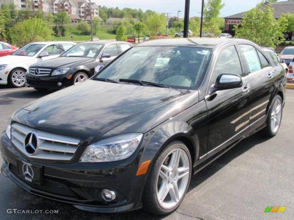 2009 C 350 Sport - Black / Black photo #1