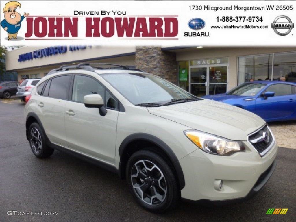 2014 XV Crosstrek 2.0i Premium - Desert Khaki / Black photo #1