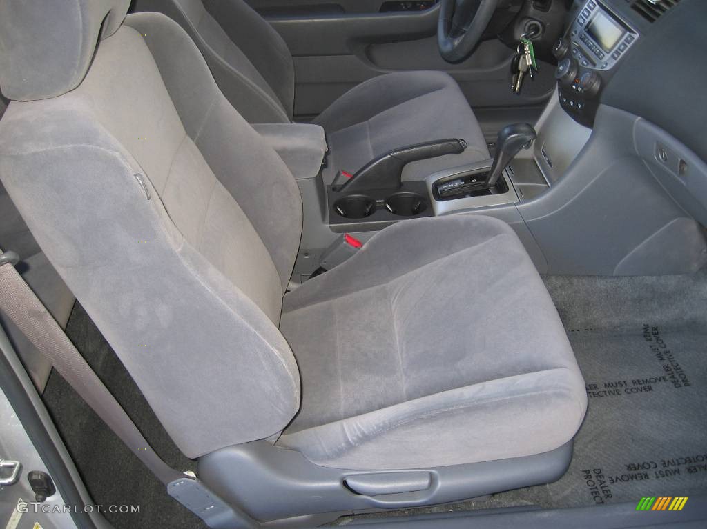 2006 Accord EX Coupe - Alabaster Silver Metallic / Gray photo #10