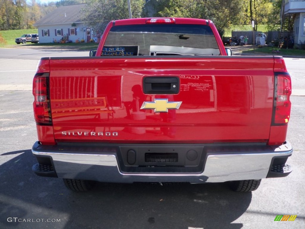 2014 Silverado 1500 WT Regular Cab 4x4 - Victory Red / Jet Black/Dark Ash photo #6