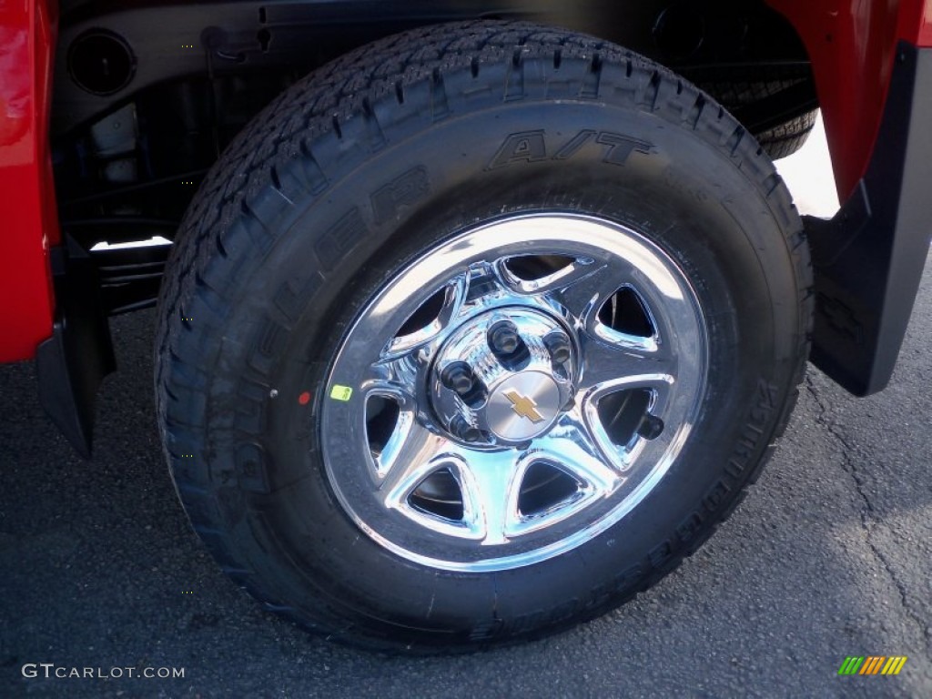 2014 Silverado 1500 WT Regular Cab 4x4 - Victory Red / Jet Black/Dark Ash photo #9