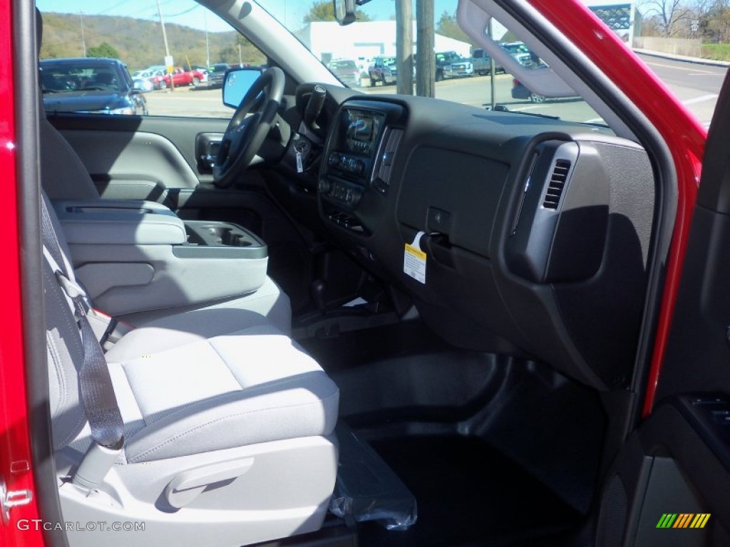 2014 Silverado 1500 WT Regular Cab 4x4 - Victory Red / Jet Black/Dark Ash photo #13