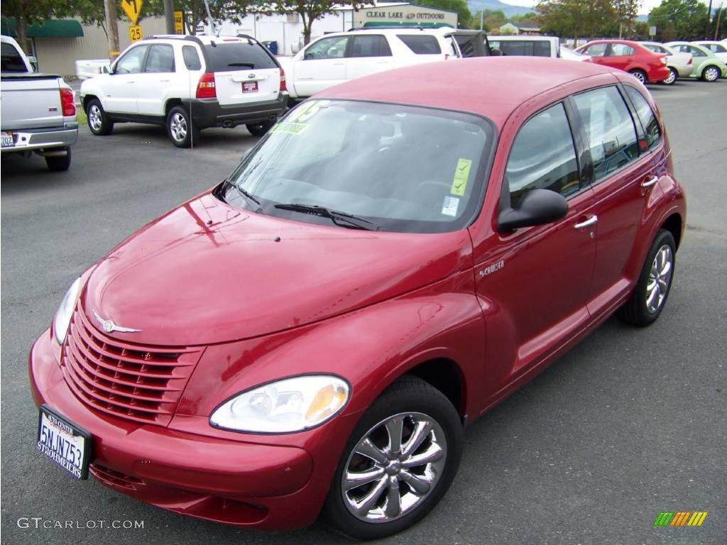 2005 PT Cruiser  - Inferno Red Crystal Pearl / Black photo #1