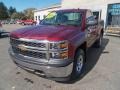 2014 Deep Ruby Metallic Chevrolet Silverado 1500 WT Regular Cab 4x4  photo #4