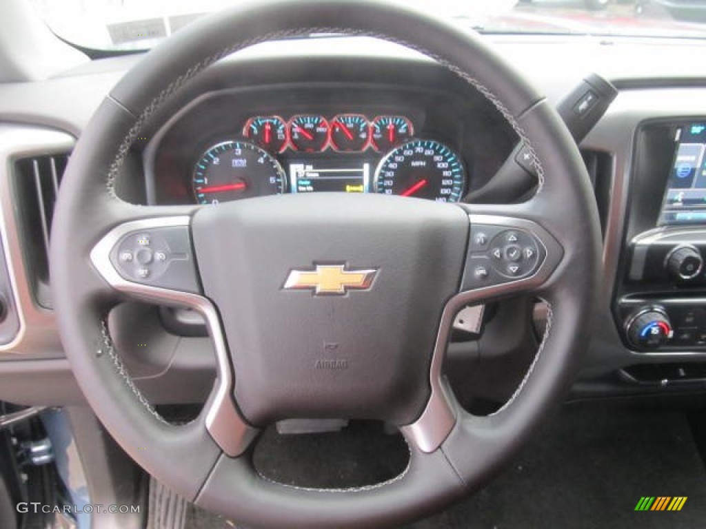 2014 Silverado 1500 LT Double Cab 4x4 - Blue Granite Metallic / Jet Black photo #15