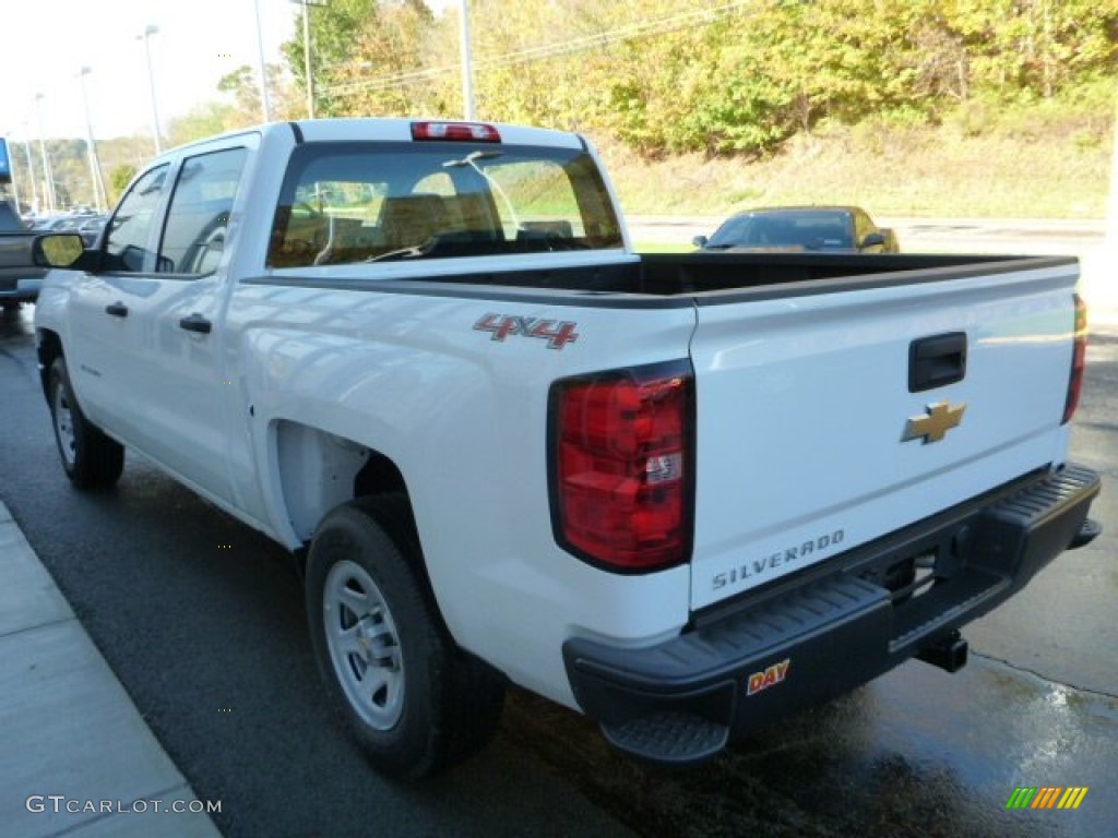 2014 Silverado 1500 WT Crew Cab 4x4 - Summit White / Jet Black/Dark Ash photo #6